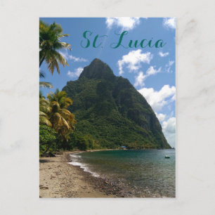 Saint Lucia Gros Piton Postkarte