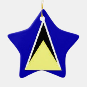 Saint Lucia Keramikornament