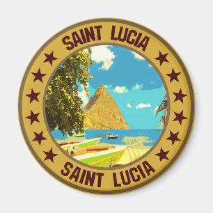 Saint Lucia Magnet
