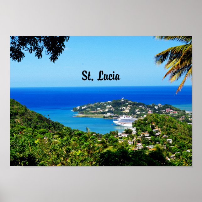 Saint Lucia Poster (Vorne)