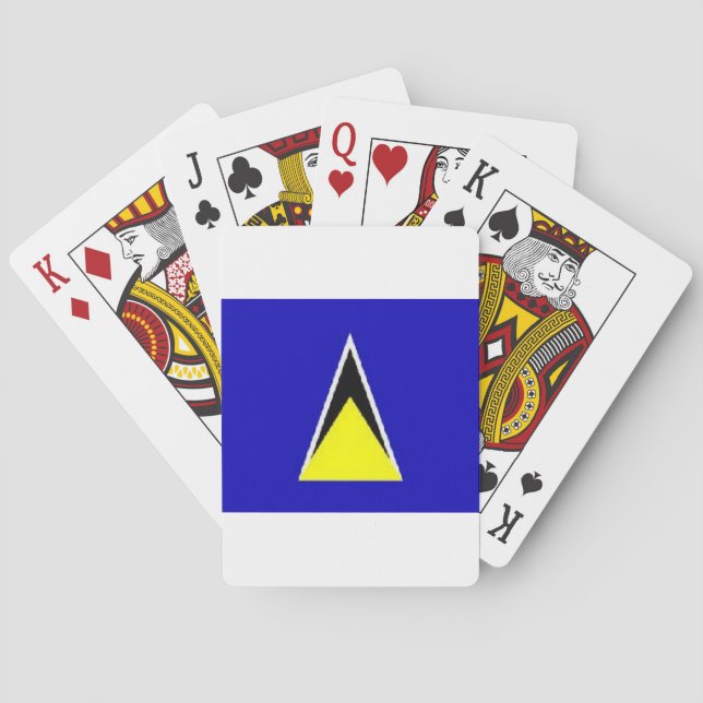 Saint Lucia Spielkarten (Rückseite)