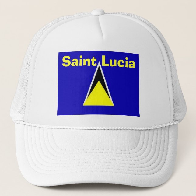 Saint Lucia Truckerkappe (Vorderseite)