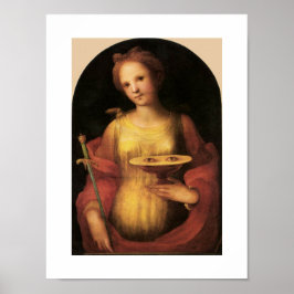 Saint Lucy by Domenico Beccafumi, 1521 Poster