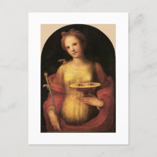 Saint Lucy by Domenico Beccafumi, 1521 Postkarte