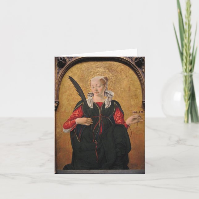 Saint Lucy von Francesco del Cossa (Vorderseite)