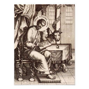 Saint Luke, Evangelist und Apostel Fotodruck