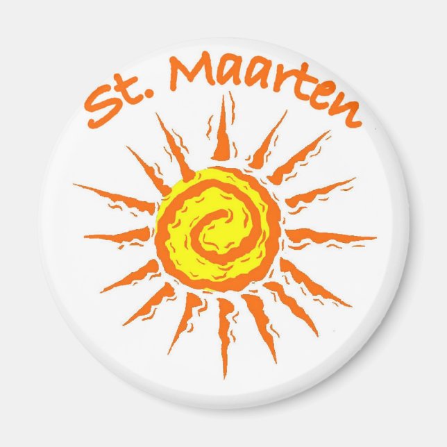 Saint Maarten Magnet (Vorne)