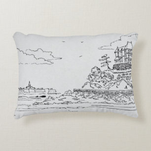 Saint-Malo, Saint-Enogat  Dinard, Bretagne Zierkissen