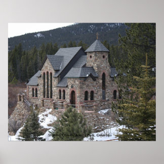 Saint Malo, St Malo Church, Allen's Park, Colorado Poster