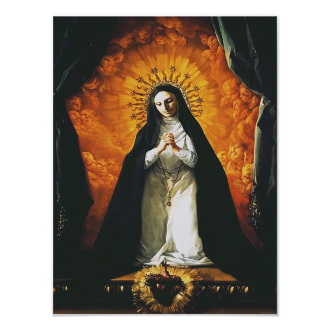 Saint Margaret Mary Alacoque Fotodruck (Vorne)