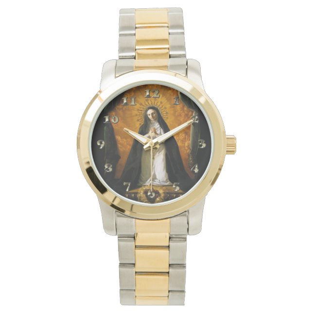 Saint Margaret Mary Alacoque Herz - Giaquinto Armbanduhr (Vorderseite)
