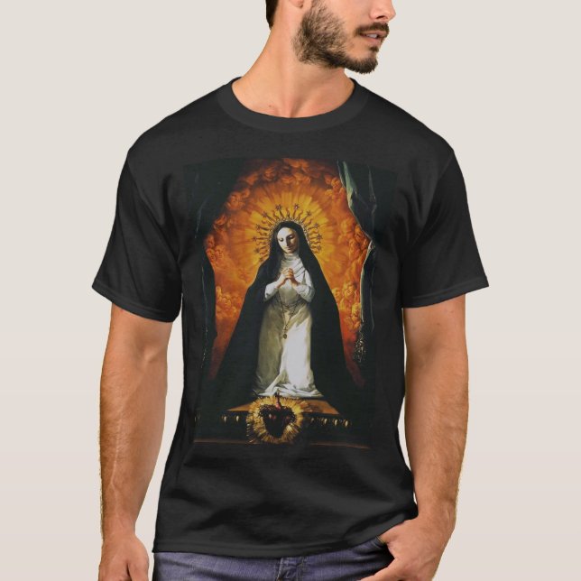 Saint Margaret Mary Alacoque T-Shirt (Vorderseite)