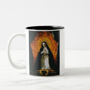Saint Margaret Mary Alacoque Zweifarbige Tasse