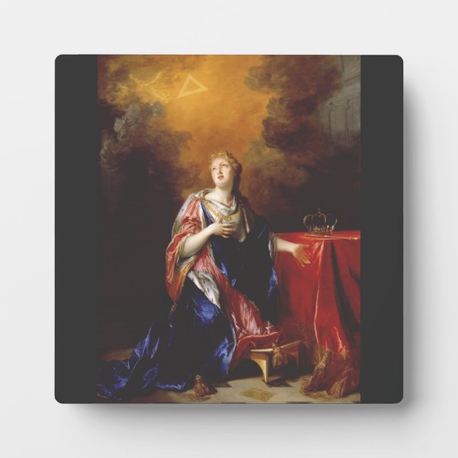 Saint Margaret von Schottland Fotoplatte (Vorderseite)