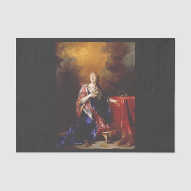 Saint Margaret von Schottland Seidenpapier (Vorderseite)