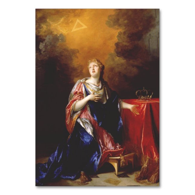 Saint Margaret von Schottland Tischnummer (Vorderseite)