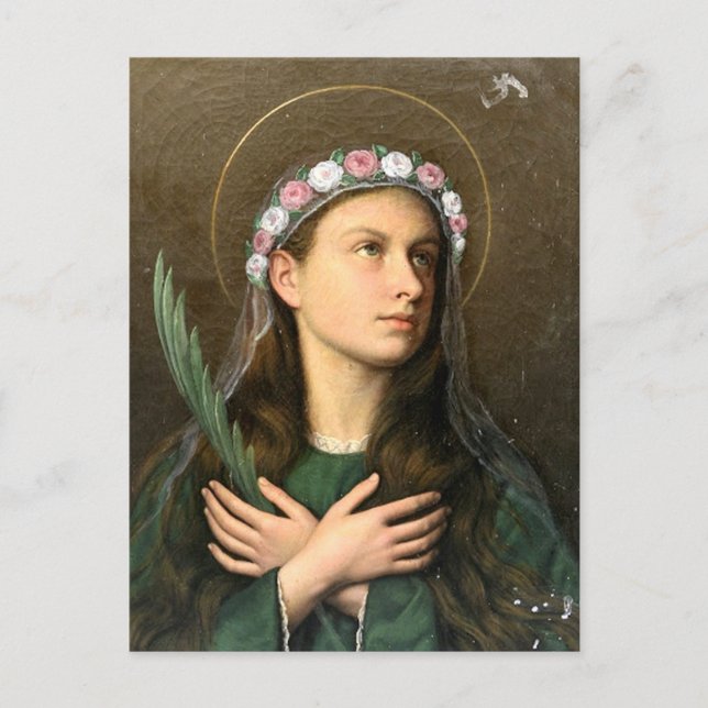 Saint Maria Goretti Postkarte (Vorderseite)