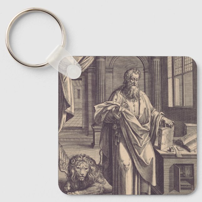 Saint Mark, Evangelist Schlüsselanhänger (Vorderseite)