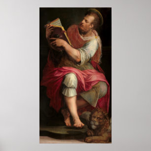 Saint Mark - Giorgio Vasari Kunstgewerbe Poster