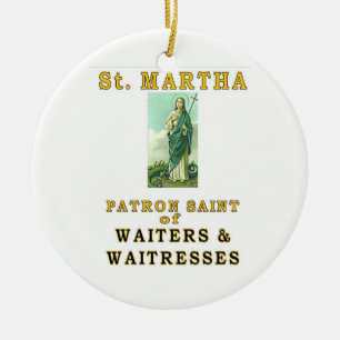 SAINT MARTHA KERAMIK ORNAMENT