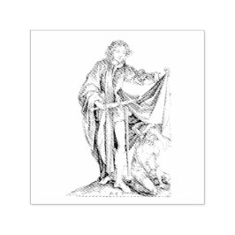 Saint Martin mit einem Beggar Permastempel