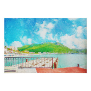 Saint Martin Poster