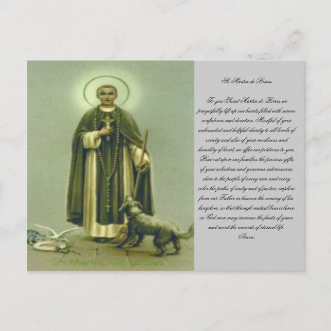 Saint Martin Prayer Postkarte (Vorderseite)