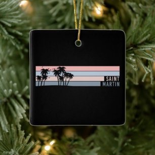 Saint Martin St Maarten Island Keramikornament