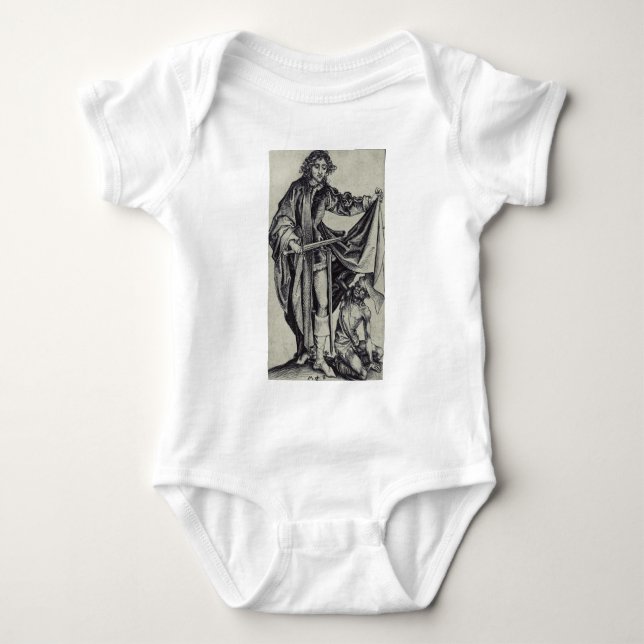Saint Martin von Tours Baby Strampler (Vorderseite)