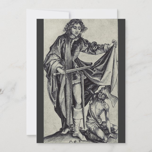 Saint Martin von Tours Einladung (Vorderseite)