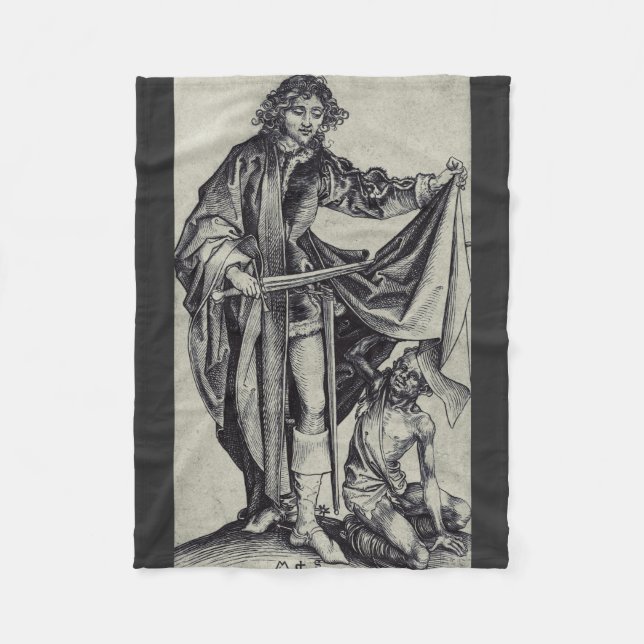 Saint Martin von Tours Fleecedecke (Vorderseite)