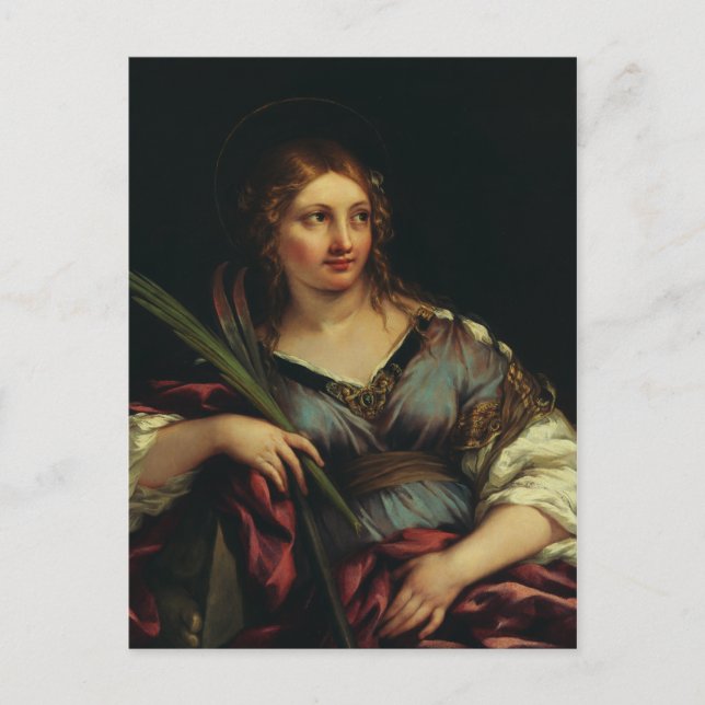 Saint Martina von Rom, Pietro Berrettini Postkarte (Vorderseite)