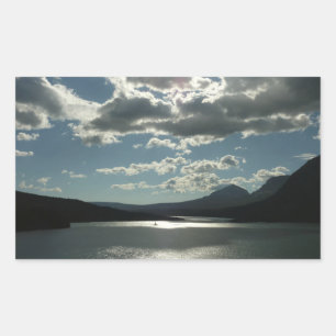 Saint Mary Lake I - Glacier National Park Rechteckiger Aufkleber