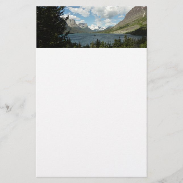 Saint Mary Lake II am Glacier National Park Briefpapier (Vorderseite)
