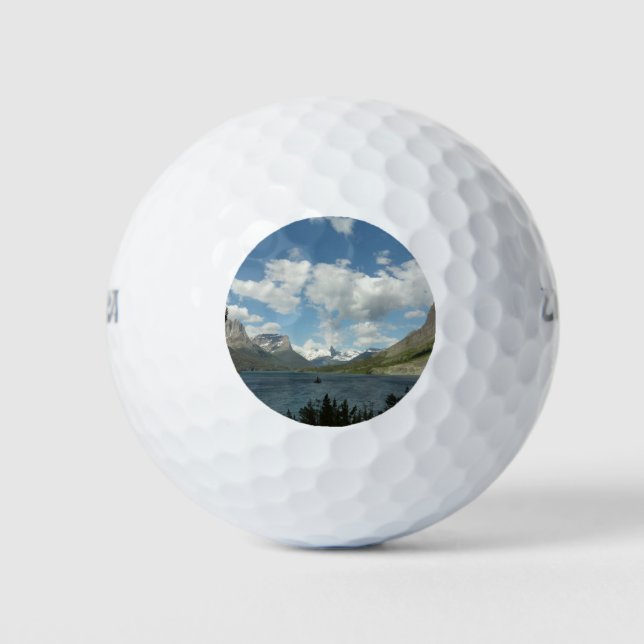 Saint Mary Lake II am Glacier National Park Golfball (Vorderseite)
