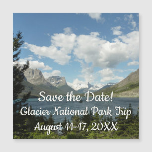 Saint Mary Lake II am Glacier National Park Magnetkarte