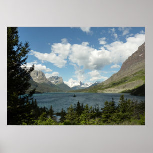 Saint Mary Lake II am Glacier National Park Poster