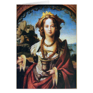 SAINT MARY MAGDALENE , Brown Parchment