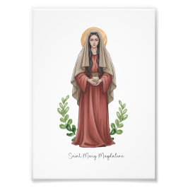 Saint Mary Magdalene, Catholic Saint Print Fotodruck