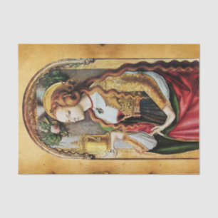 SAINT MARY MAGDALENE PARCHMENT SEIDENPAPIER