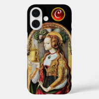 SAINT MARY MAGDALENE Ruby Gem Monogram ,Black