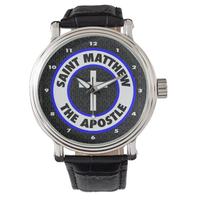 Saint Matthew der Apostel Armbanduhr (Vorderseite)