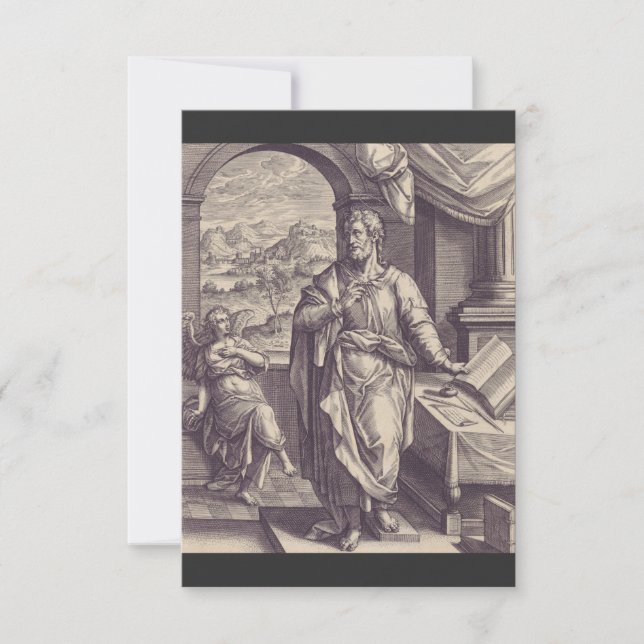 Saint Matthew der Apostel Dankeskarte (Vorderseite)