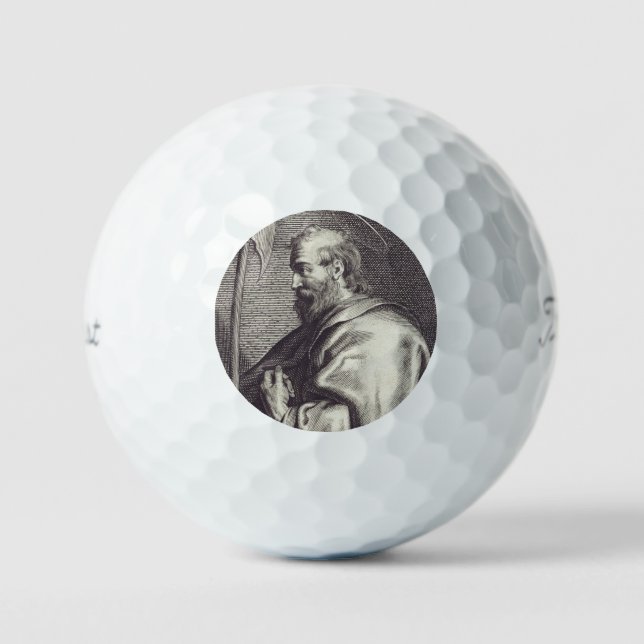 Saint Matthew der Apostel Golfball (Vorderseite)