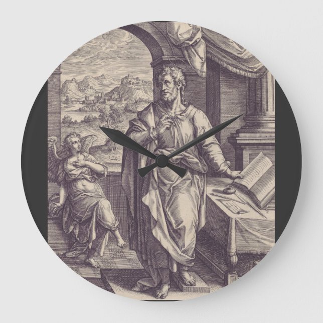 Saint Matthew der Apostel Große Wanduhr (Vorderseite)