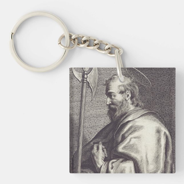 Saint Matthew der Apostel Schlüsselanhänger (Vorderseite)