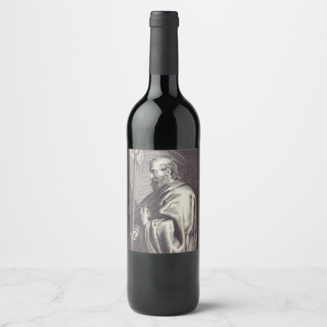 Saint Matthew der Apostel Weinetikett (Vorderseite)