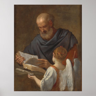 Saint Matthew - Simone Cantarini Kunstgewerbe Poster