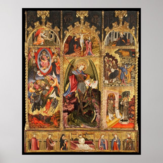 Saint Michael Altarpiece The ArchAngel Poster (Vorne)