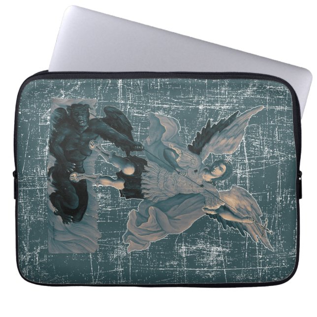 Saint Michael Archangel 2 Laptopschutzhülle (Vorderseite)